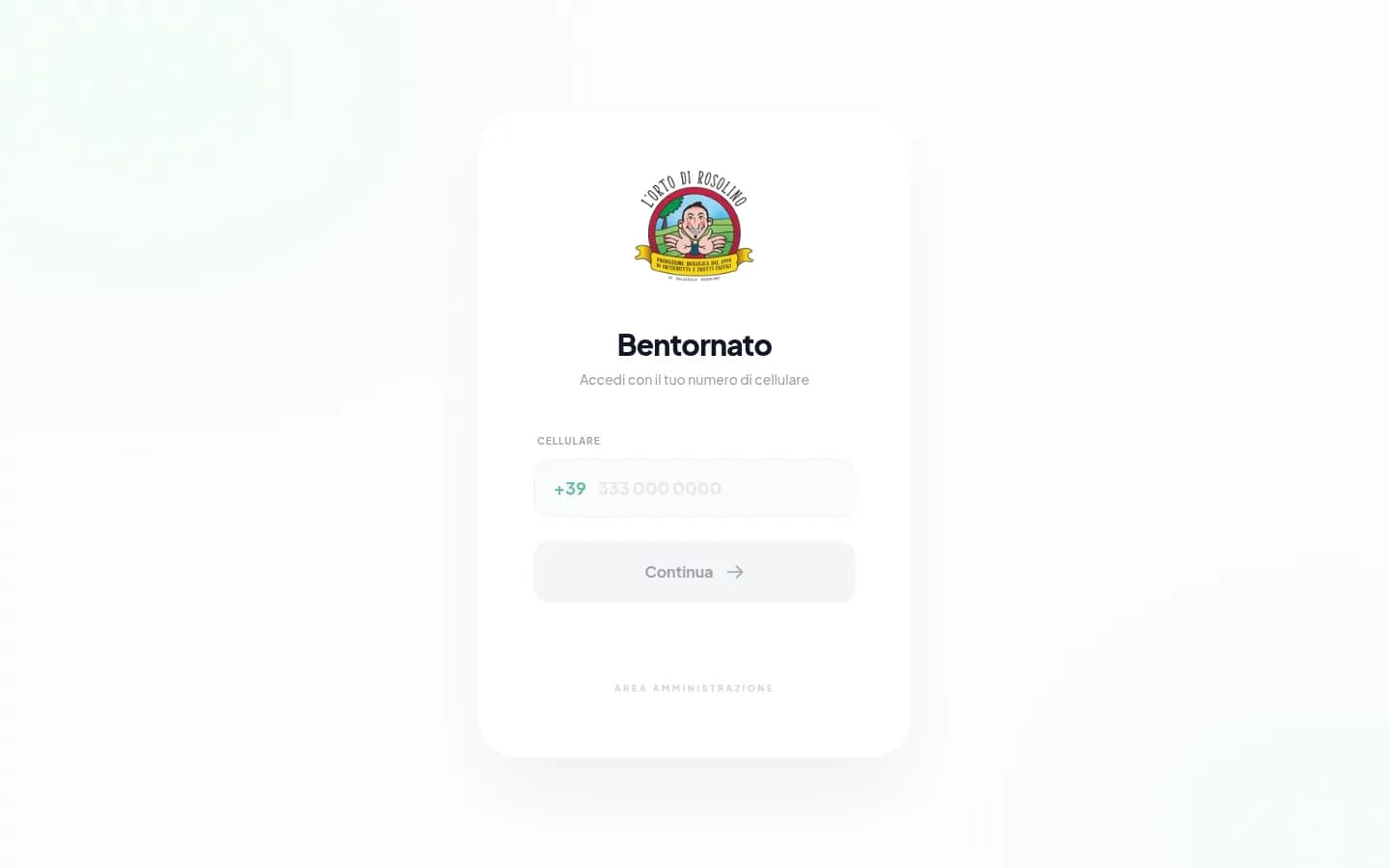 Screenshot L'Orto di Rosolino - Delivery Locale