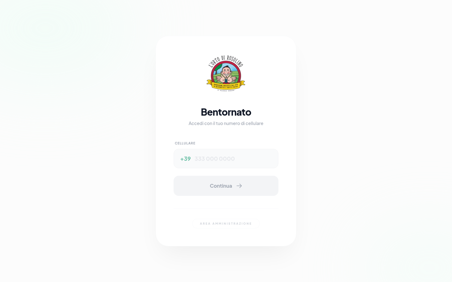 Screenshot L'Orto di Rosolino - Delivery Locale