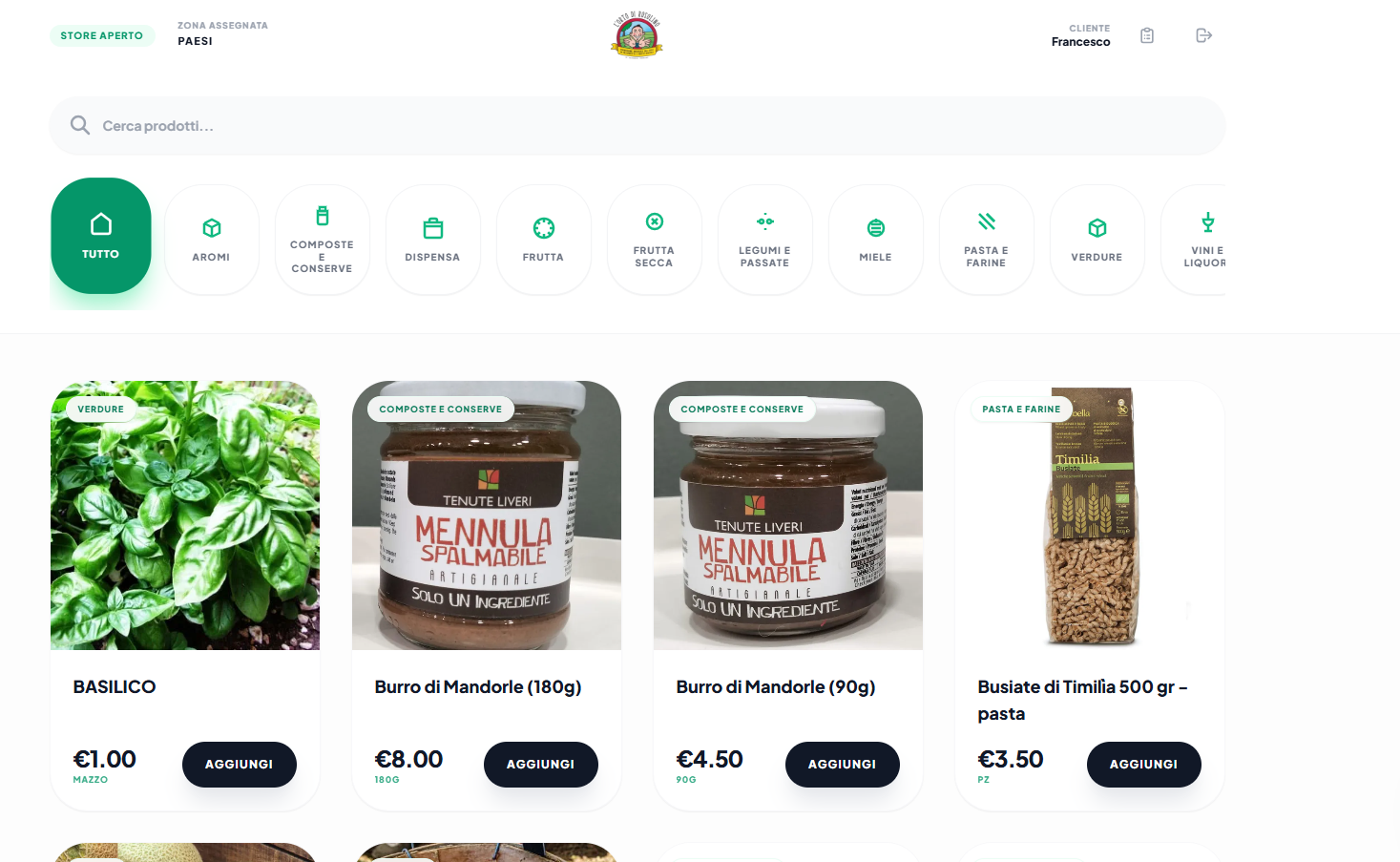 L'Orto di Rosolino - Delivery Locale