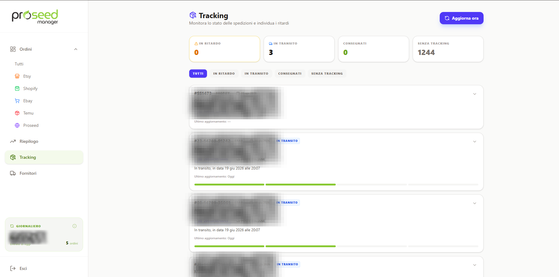Screenshot Proseed